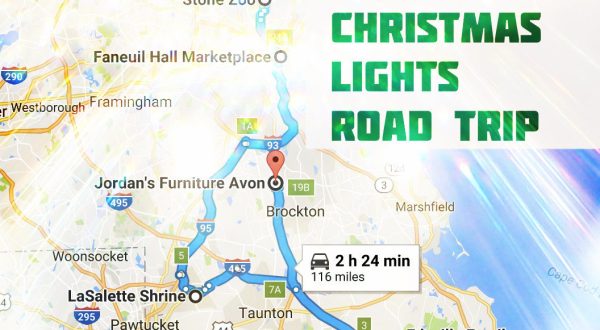 The Christmas Lights Road Trip Around Boston That’s Nothing Short Of Magical