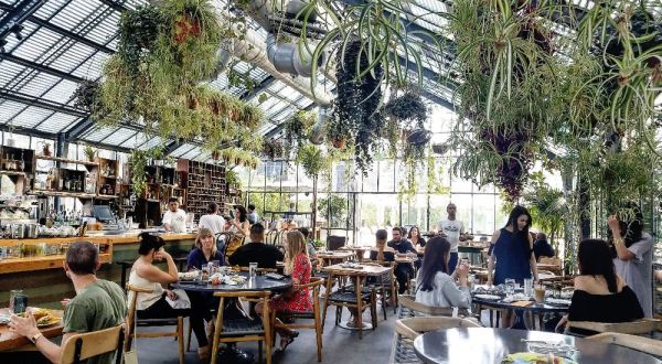 This Greenhouse Restaurant In Southern California Is The Most Enchanting Place To Eat