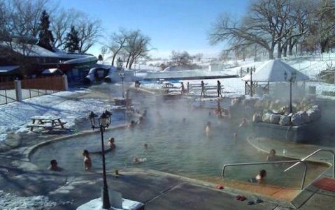 Utah's Naturally Heated Outdoor Pool Is All You Need This Winter