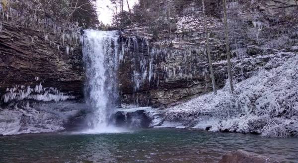 The One State Park In Georgia That Transforms Into A Magical Winter Oasis Each Year