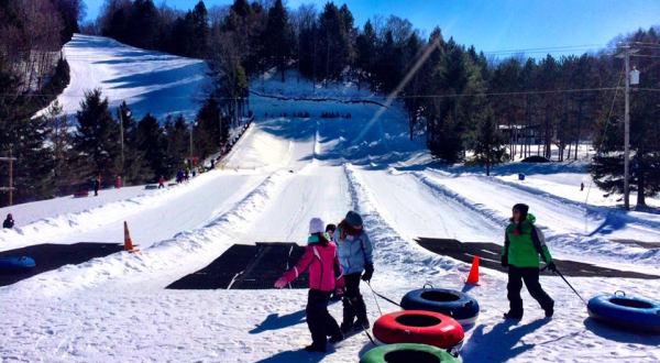 This Epic Snow Tubing Hill In New York Will Give You The Winter Thrill Of A Lifetime