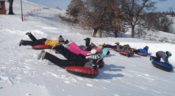 The Epic Snow Tubing Hill In Wisconsin, Badlands Sno-Park, Is Filled With Winter Thrills