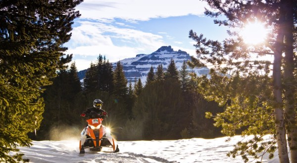 One Of The Best Snowmobiling Spots In The Country Is Right Here In Wyoming