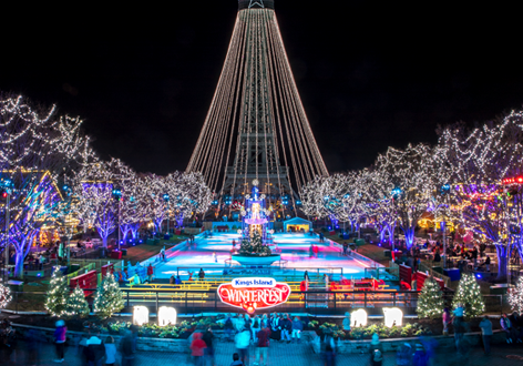 The Ohio Amusement Park That Transforms Into A Winter Wonderland Every Year