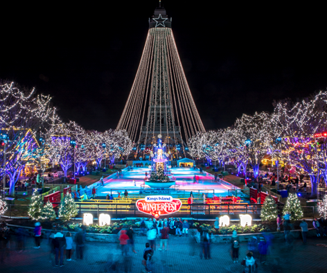 The Ohio Amusement Park That Transforms Into A Winter Wonderland Every Year