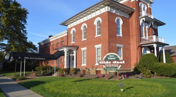 Devour Delicious Dinners Inside A Historic Jail At Olde Jaol Steakhouse In Ohio