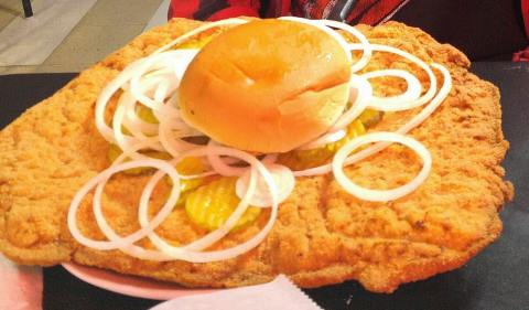 This Small Town Is Home To The Biggest And Baddest Tenderloin Sandwich In All Of Illinois