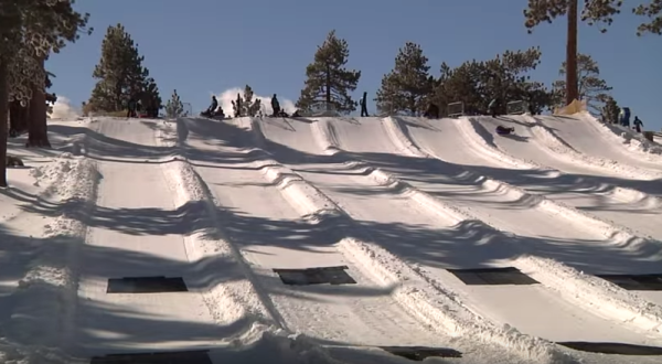 This Epic Snow Tubing Hill In Southern California Will Give You The Winter Thrill Of A Lifetime