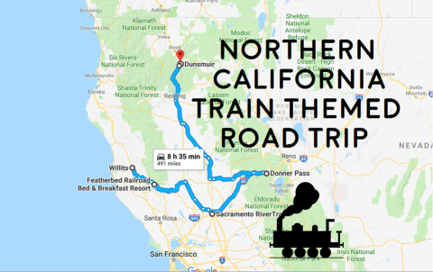 This Dreamy Train-Themed Trip Through Northern California Will Take You On The Journey Of A Lifetime