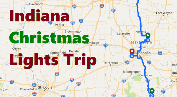 Here’s The Perfect Weekend Itinerary If You Love Seeing Indiana’s Magical Christmas Lights