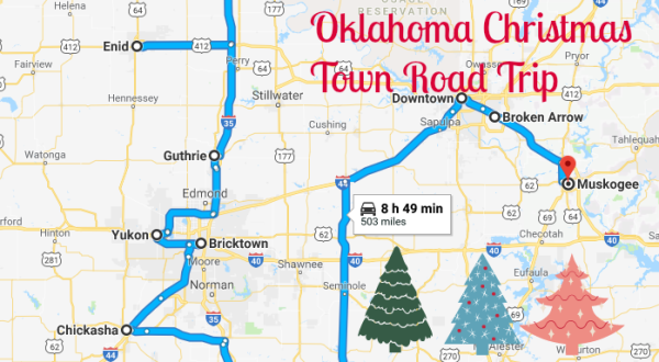 The Magical Road Trip Will Take You Through Oklahoma’s Most Charming Christmas Towns