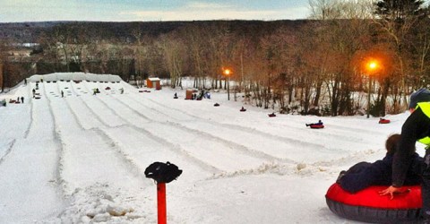 This Epic Snow Tubing Hill In Rhode Island Will Give You The Thrill Of A Lifetime