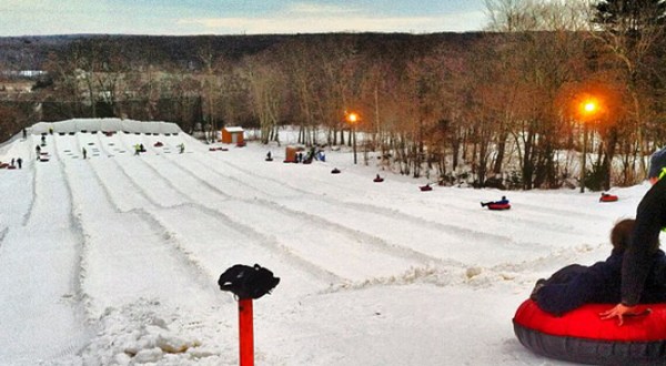 This Epic Snow Tubing Hill In Rhode Island Will Give You The Thrill Of A Lifetime