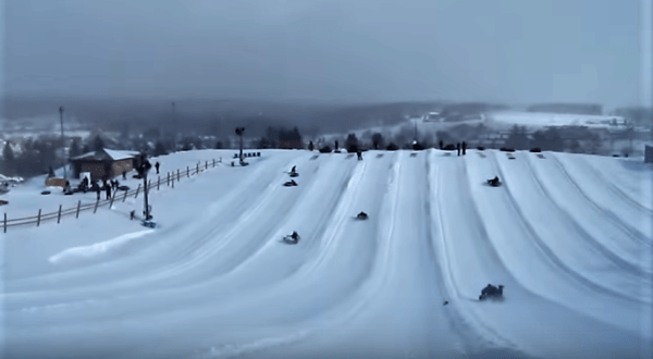 This Epic Snow Tubing Hill In Maryland Will Give You The Winter Thrill Of A Lifetime