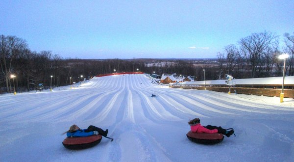 This Epic Snow Tubing Hill Near DC Will Give You The Winter Thrill Of A Lifetime