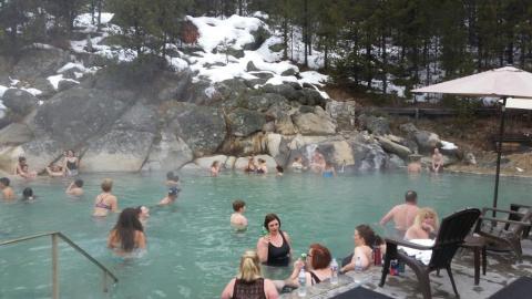 Idaho's Naturally Heated Outdoor Pool Is All You Need This Winter