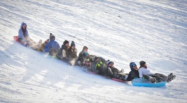 Here Are the 9 Best Places To Go Sled Riding In Cleveland This Winter