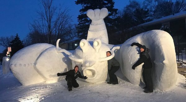 The Incredible Snow Sculpture In Minnesota That You Have To See To Believe