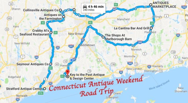 Here’s The Perfect Weekend Itinerary If You Love Exploring Connecticut’s Best Antique Stores
