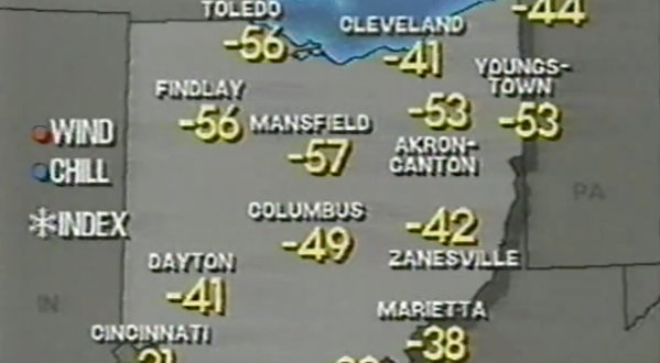 In 1994, Ohio Plunged Into An Arctic Freeze That Makes This Year’s Winter Look Downright Mild