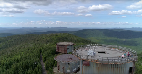 Drone Footage Captured At This Abandoned Air Force Station In Vermont Is Truly Grim