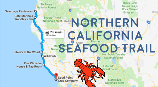 The Seafood Trail On Northern California’s Coast That Is Just Like Heaven