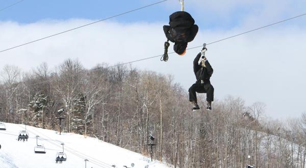 This Winter Zipline In Michigan Will Take You On A Fantastic Adventure