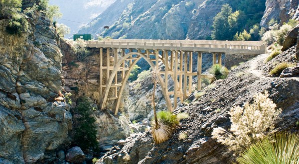 Most People Don’t Know The Story Behind Southern California’s Abandoned Bridge To Nowhere