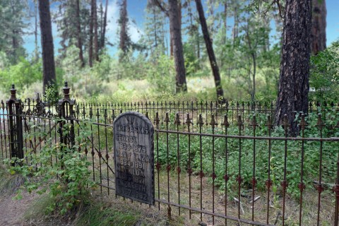 The Story Behind This Ghost Town Cemetery In Idaho Will Chill You To The Bone