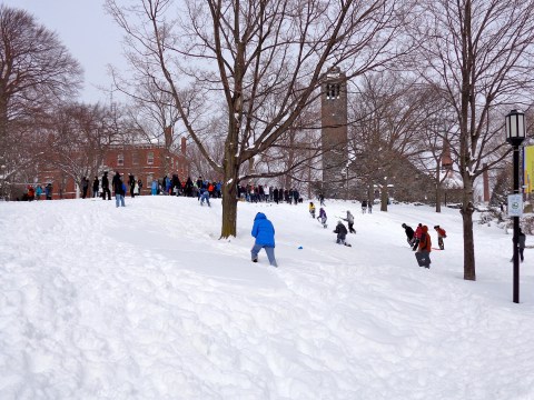 Here Are the 8 Best Places To Go Sled Riding In Boston This Winter