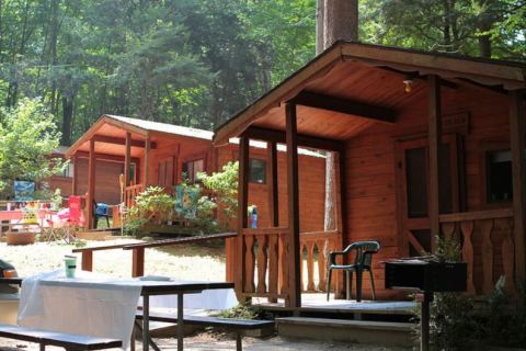 This Log Cabin Campground In Connecticut May Just Be Your New Favorite Destination