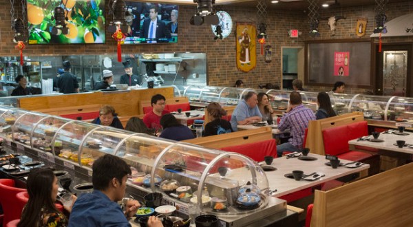 There Is Such A Thing As A Conveyer Belt Restaurant In Colorado… And It Is As Epic As It Sounds