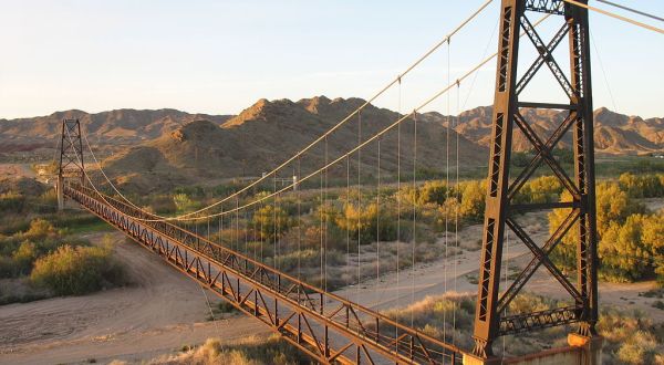 Most People Don’t Know The Story Behind Arizona’s Abandoned Bridge To Nowhere