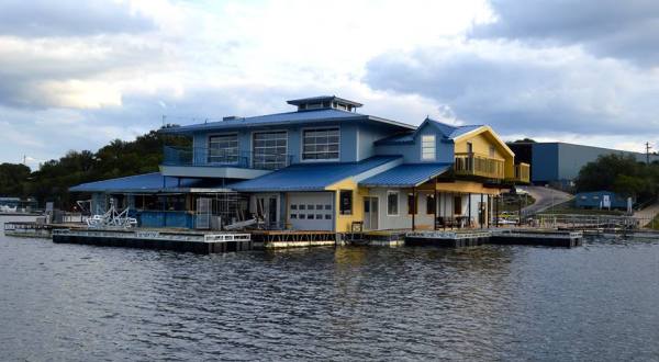 This Floating Restaurant Has Some Of The Most Enchanting Waterfront Views Around Austin