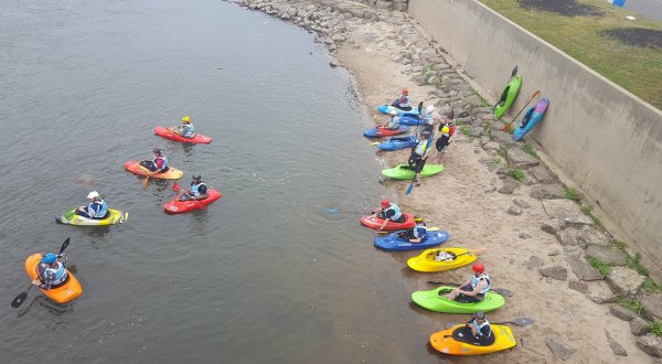 Enjoy An Adventure At Charles City Whitewater, A Kayak Park Hiding In Iowa