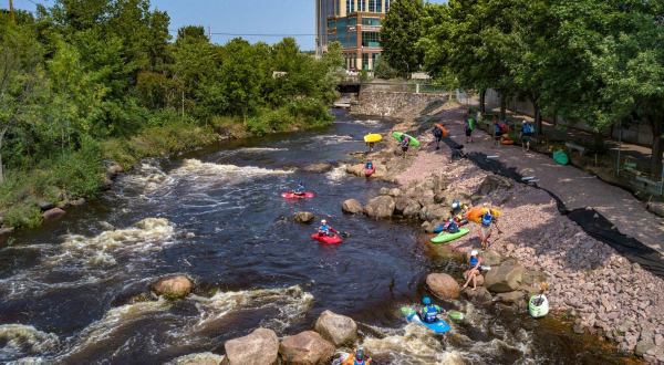 Enjoy An Adventure At Wausau Whitewater Park, A Kayak Park Hiding In Wisconsin