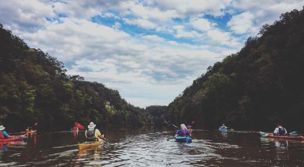 Most People Don’t Know There’s a Kayak Park Hiding In Kentucky