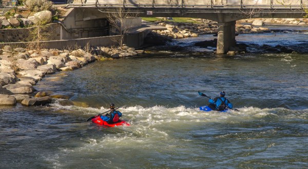 Most People Don’t Know There’s a Kayak Park Hiding In Nevada