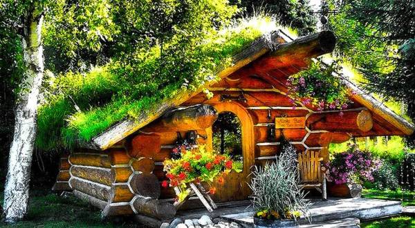 Enjoy A Magical Stay At This Enchanting Hobbit House Right On The Lake In Alaska