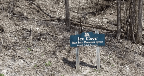 A Trip Inside Iowa's Frozen Cave Is Positively Surreal