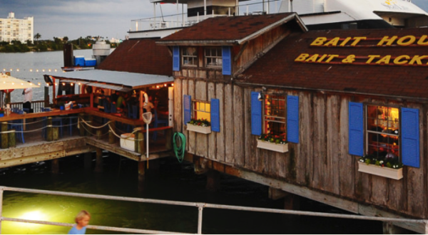 There’s A Waterfront Restaurant Hiding Inside This Old Florida Tackle Shop And You’ll Want To Visit