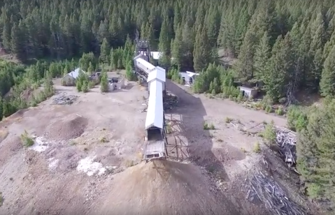 Drone Footage Captured At This Abandoned Montana Silver Mine Is Truly Grim