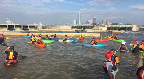 Most People Don’t Know There’s a Kayak Park Hiding In Oklahoma
