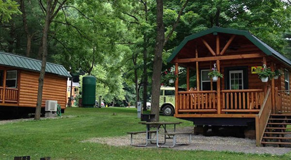 This Log Cabin Campground In Ohio May Just Be Your New Favorite Destination