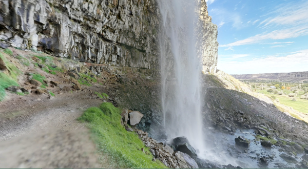Walk Behind A Waterfall For A One-Of-A-Kind Experience In Idaho