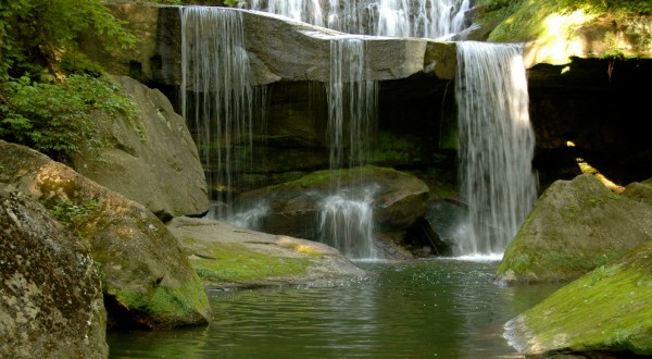 Walk Behind A Waterfall For A One-Of-A-Kind Experience Near Cleveland