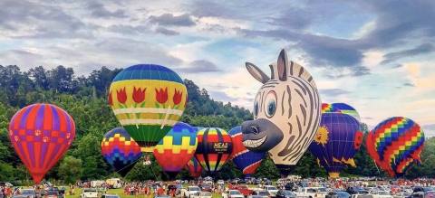 Spend The Day At This Impressive Hot Air Balloon Festival In Georgia For A Uniquely Colorful Experience