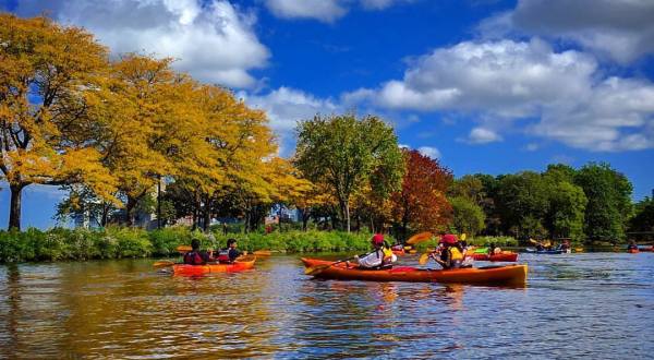 Most People Don’t Know There’s a Kayak Park Hiding In Massachusetts