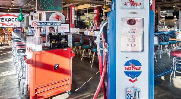 You’ll Want To Fuel Up At This Gas Station-Themed Restaurant In Washington