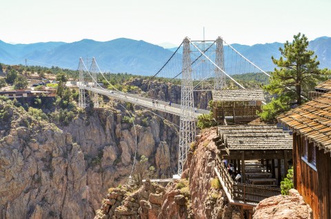 The Stomach-Dropping Suspended Bridge Walk You Can Only Find In Colorado